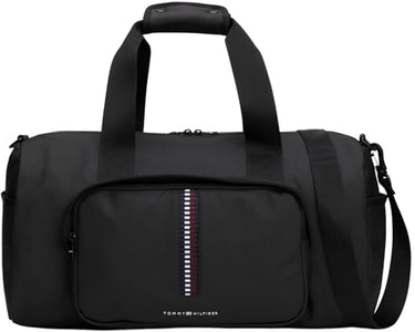 Tommy Hilfiger TH CORP DUFFLE Weekender Herren, Schwarz (Black), O im Sale